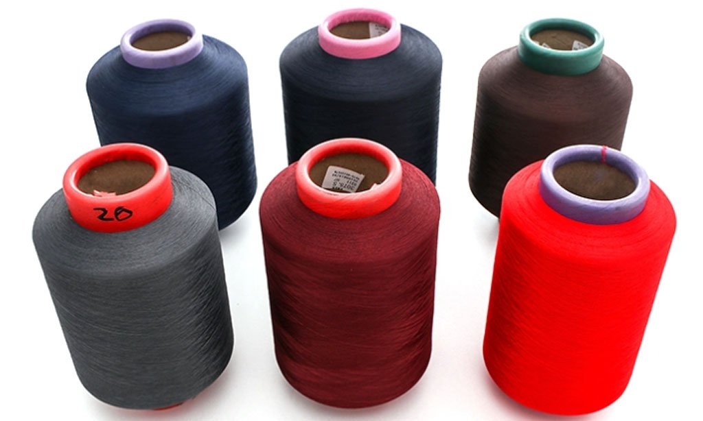 nylon dyed spandex covered yarn